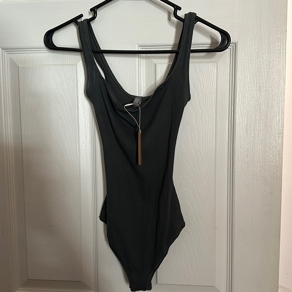 Skims bodysuit, deep sea color